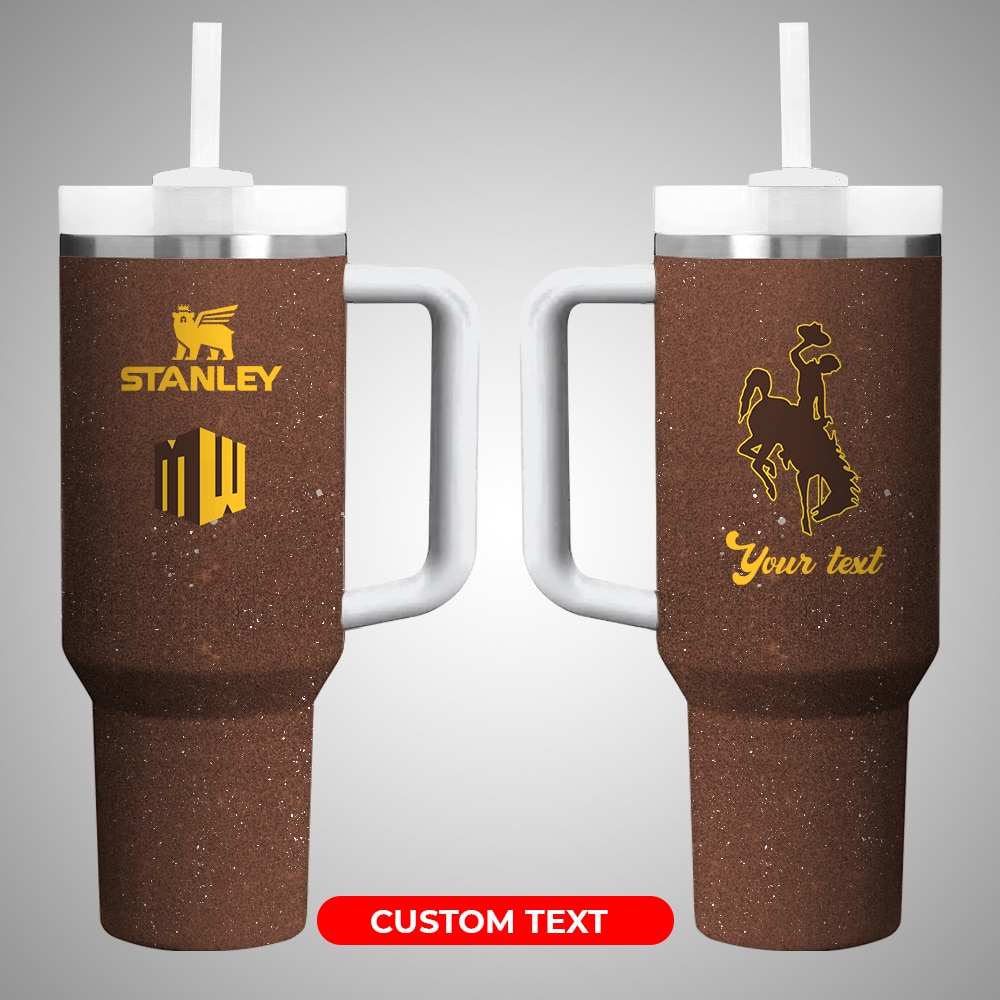 Wyoming CowboysÂ NCAA Custom Stanley Cup 40 oz 30 oz Tumbler With HandleTVC2301222