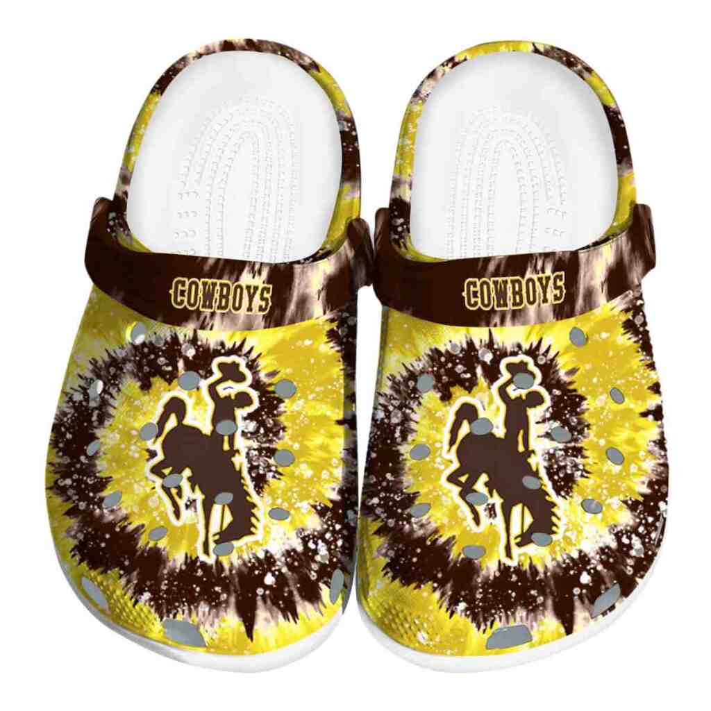 Wyoming Cowboys Radiant Burst Effect ClogTVC1801823