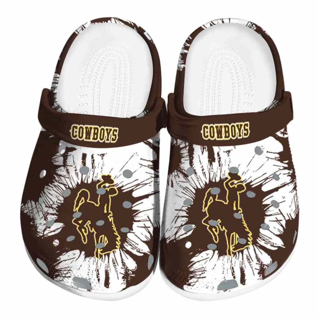 Wyoming Cowboys Splatter Graphics ClogTVC1801720