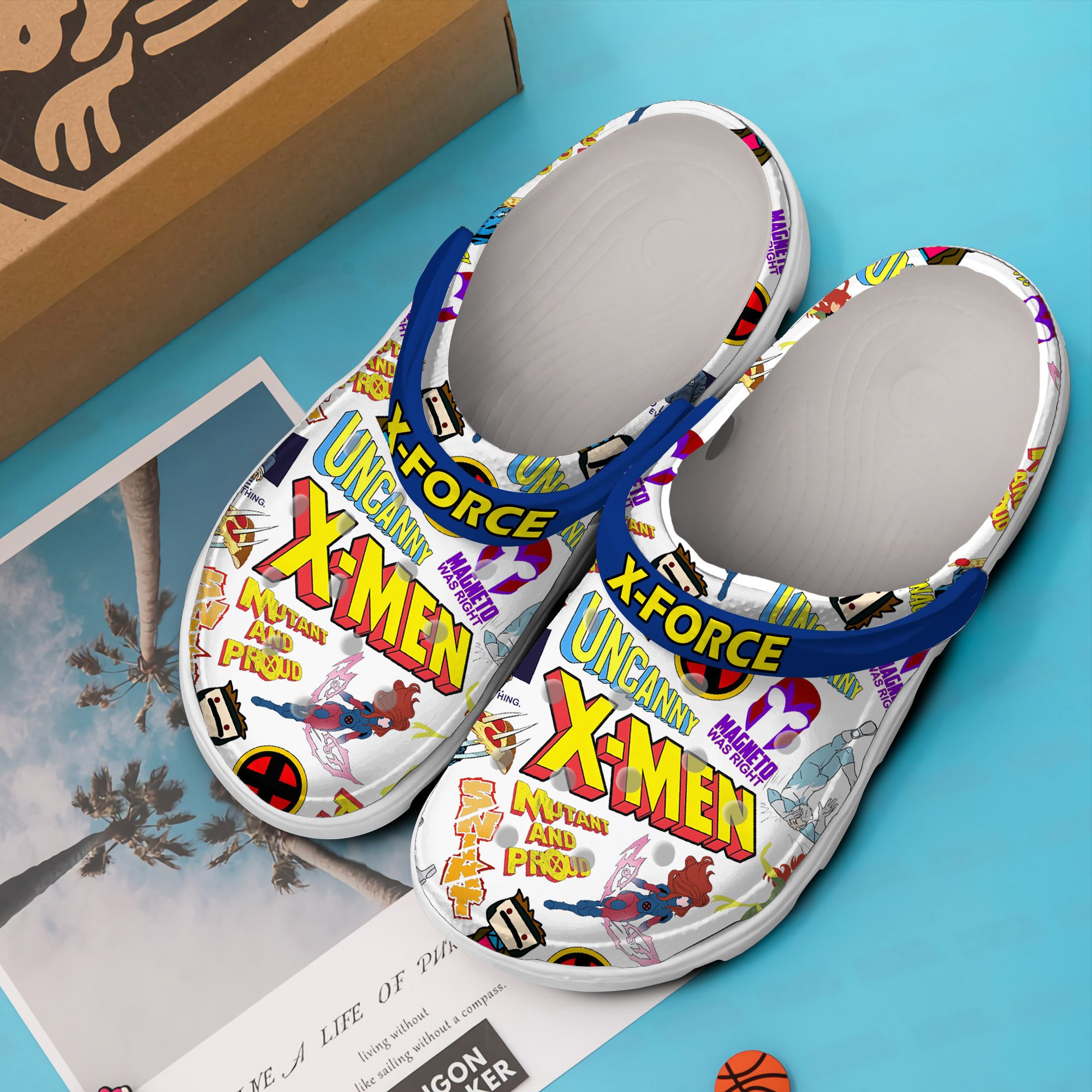 X Men 97 TV Series Crocs Crocband Clogs Shoes Comfortable For Men Women and Kids - Image 3