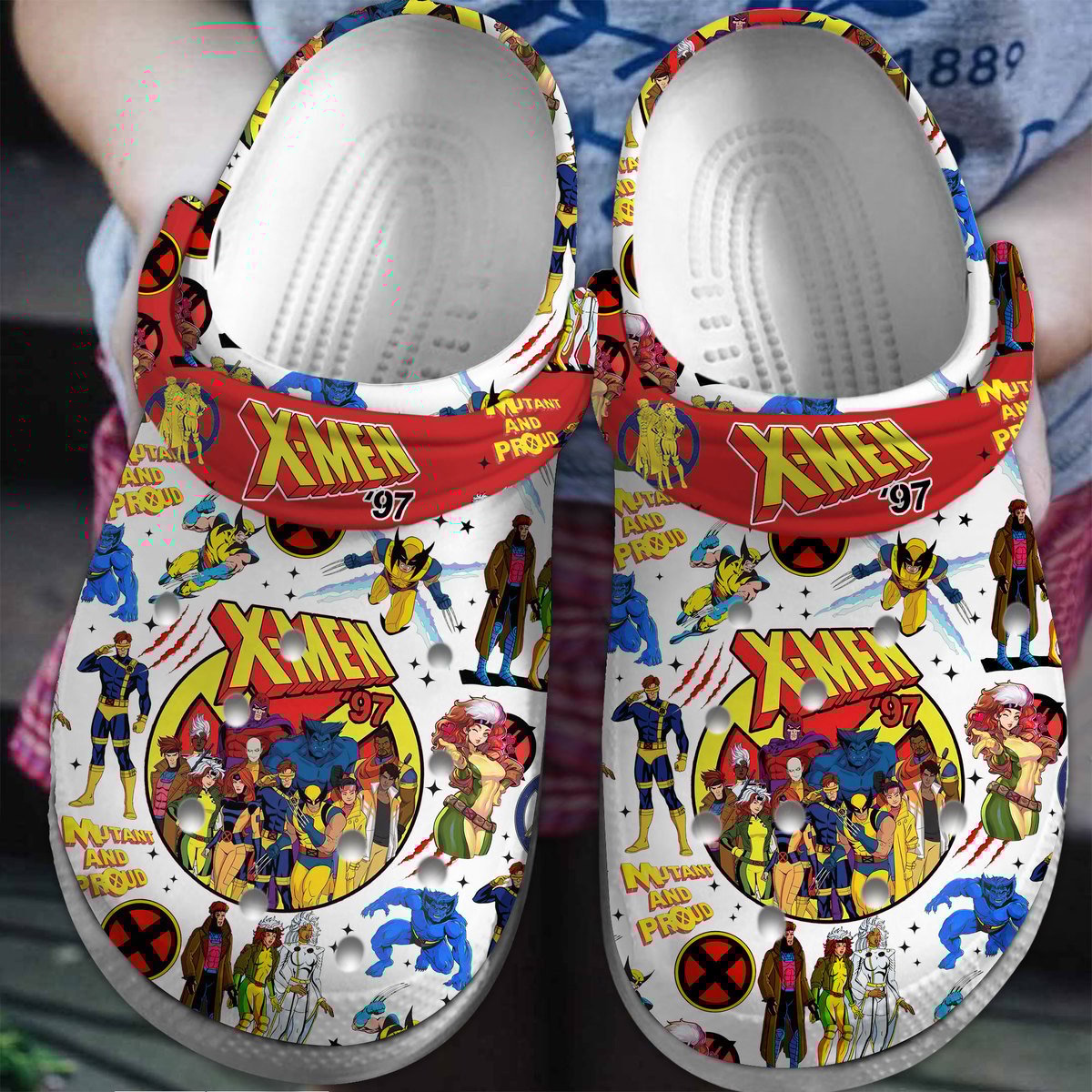 X Men 97 TV Series Crocs Crocband Clogs Shoes Comfortable For Men Women and Kids