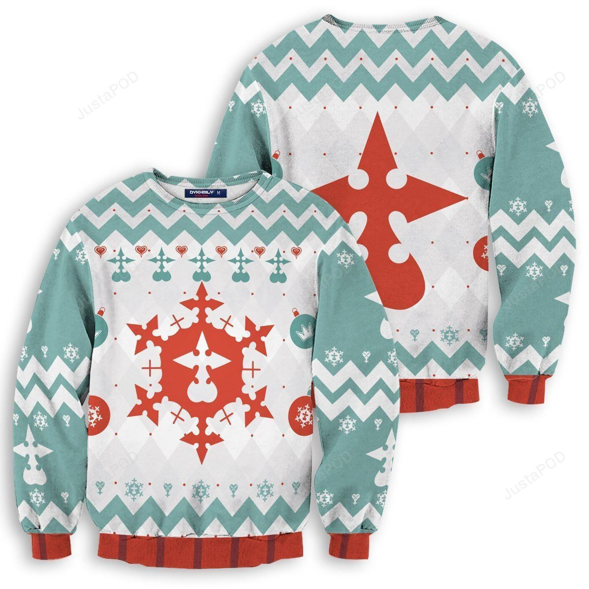 Xemnas Kingdom Hearts Ugly Christmas Sweater Adult 3D Funny Matching for family