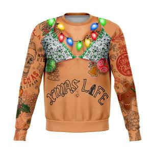 Xmas Life Ugly Christmas Sweater Adult 3D Funny Matching for family