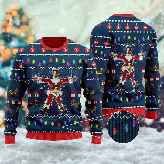 Xmas Vacation Ugly Christmas Sweater - Image 3