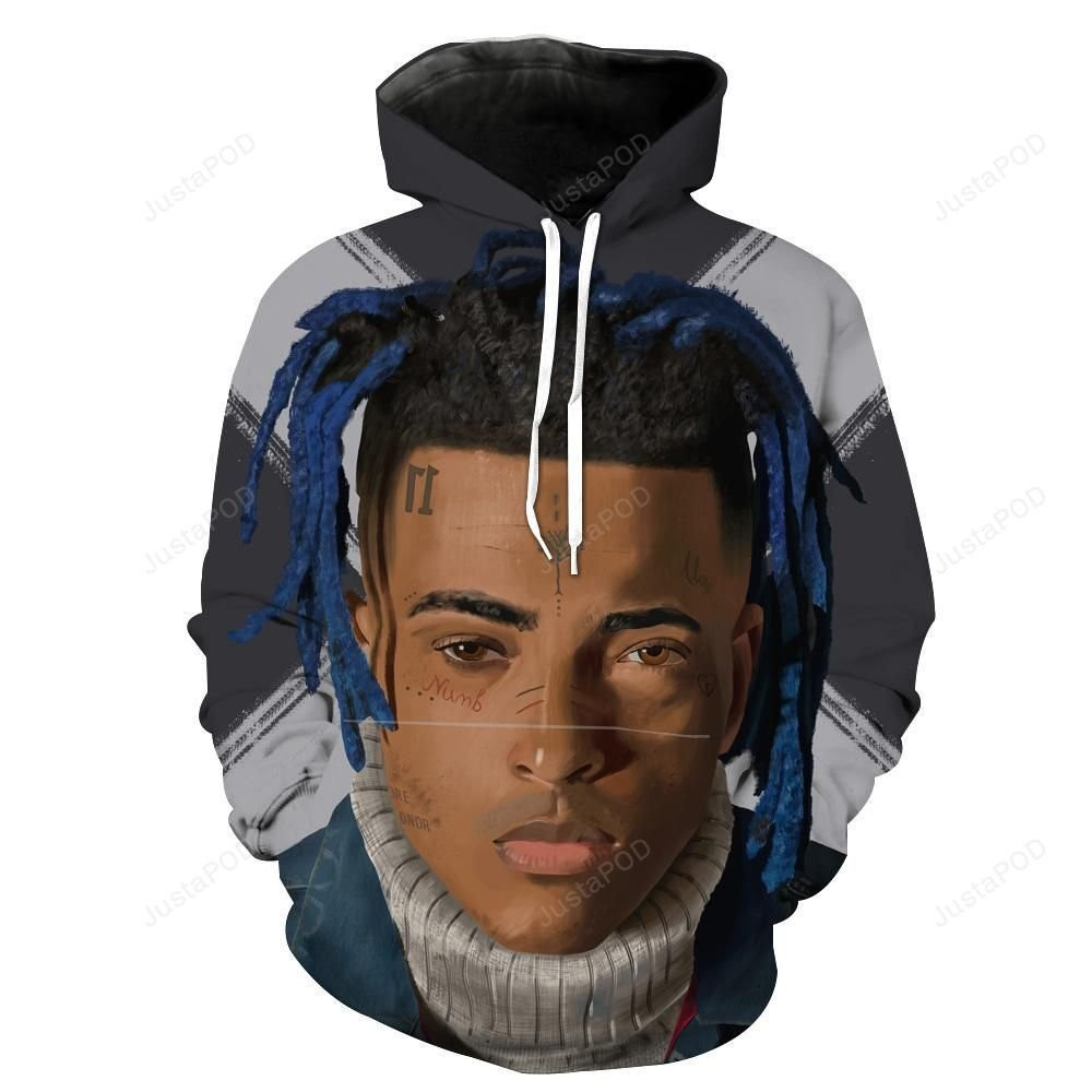 XXXTentacion Clothes XXXTentacion 3D All Over Print Hoodie, Zip Hoodie