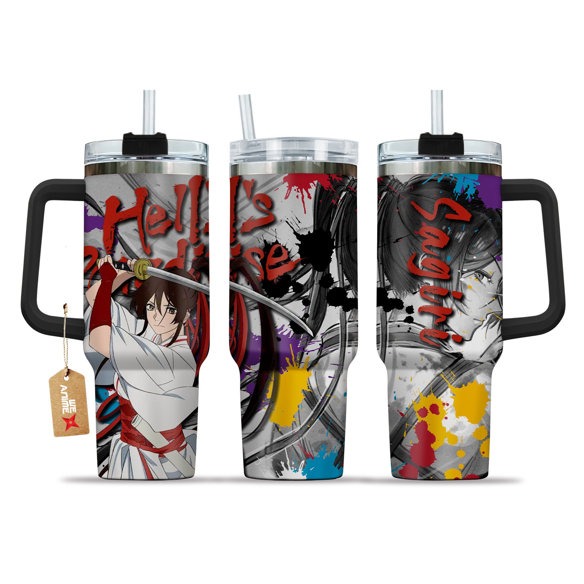 Yamada Asaemon Sagiri Hellâ€™s Paradise: Jigokuraku AnimeÂ  Custom Stanley Cup 40 oz 30 oz Tumbler With HandleTVC2301207