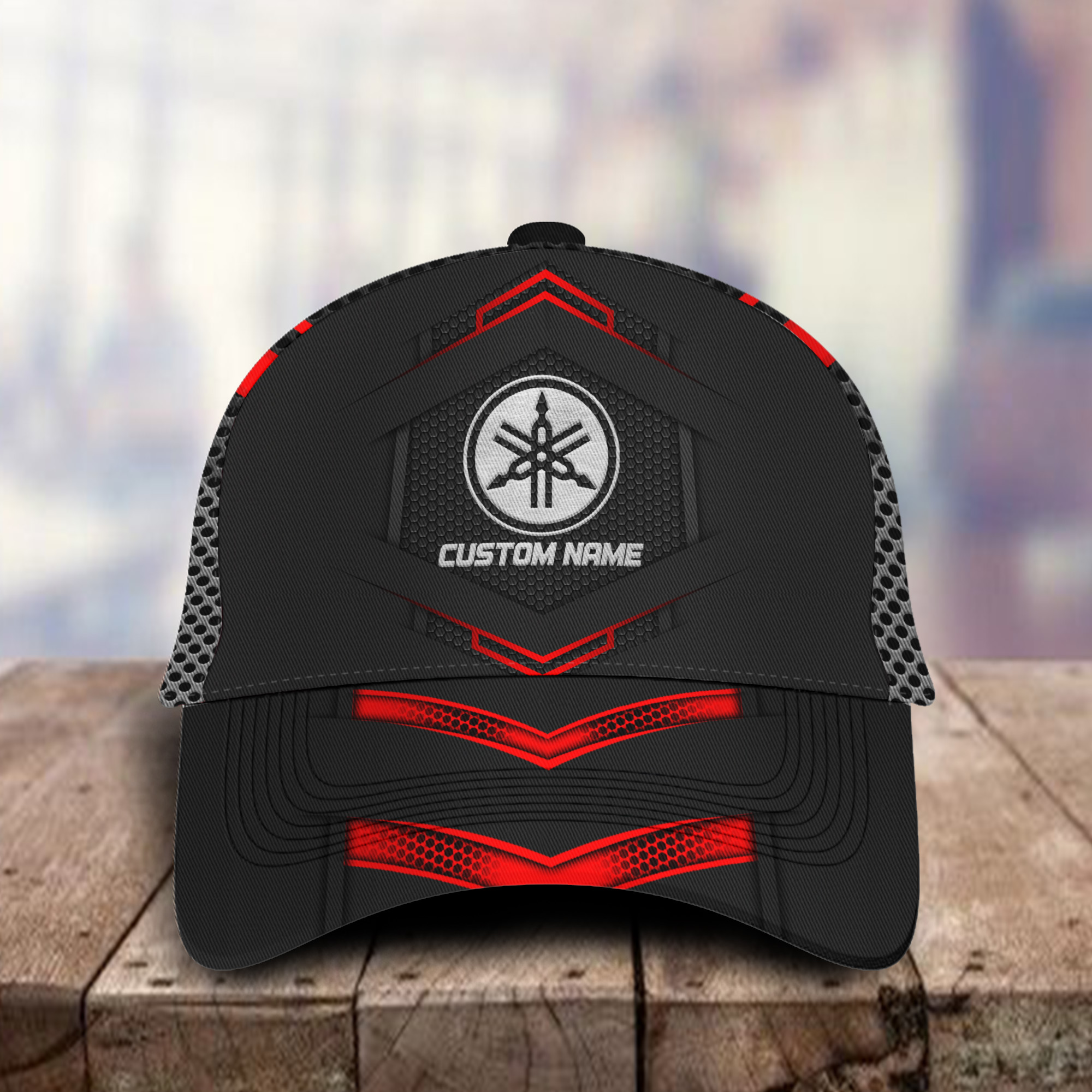 Yamaha 3D Classic Cap Logo Personalized Name Trucker Hats Custom Hats Gifts For Men & Women