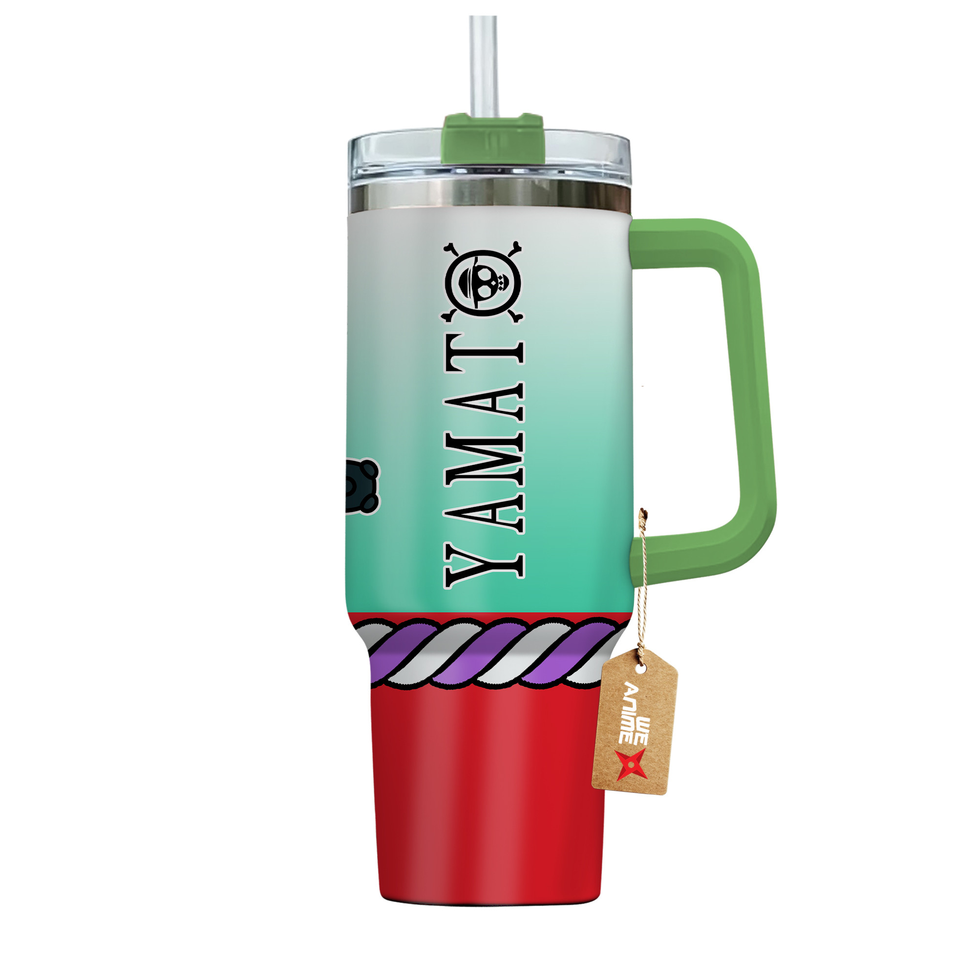 Yamato One Piece Anime Custom Stanley Cup 40 oz 30 oz Tumbler With HandleTVC2301139 - Image 4