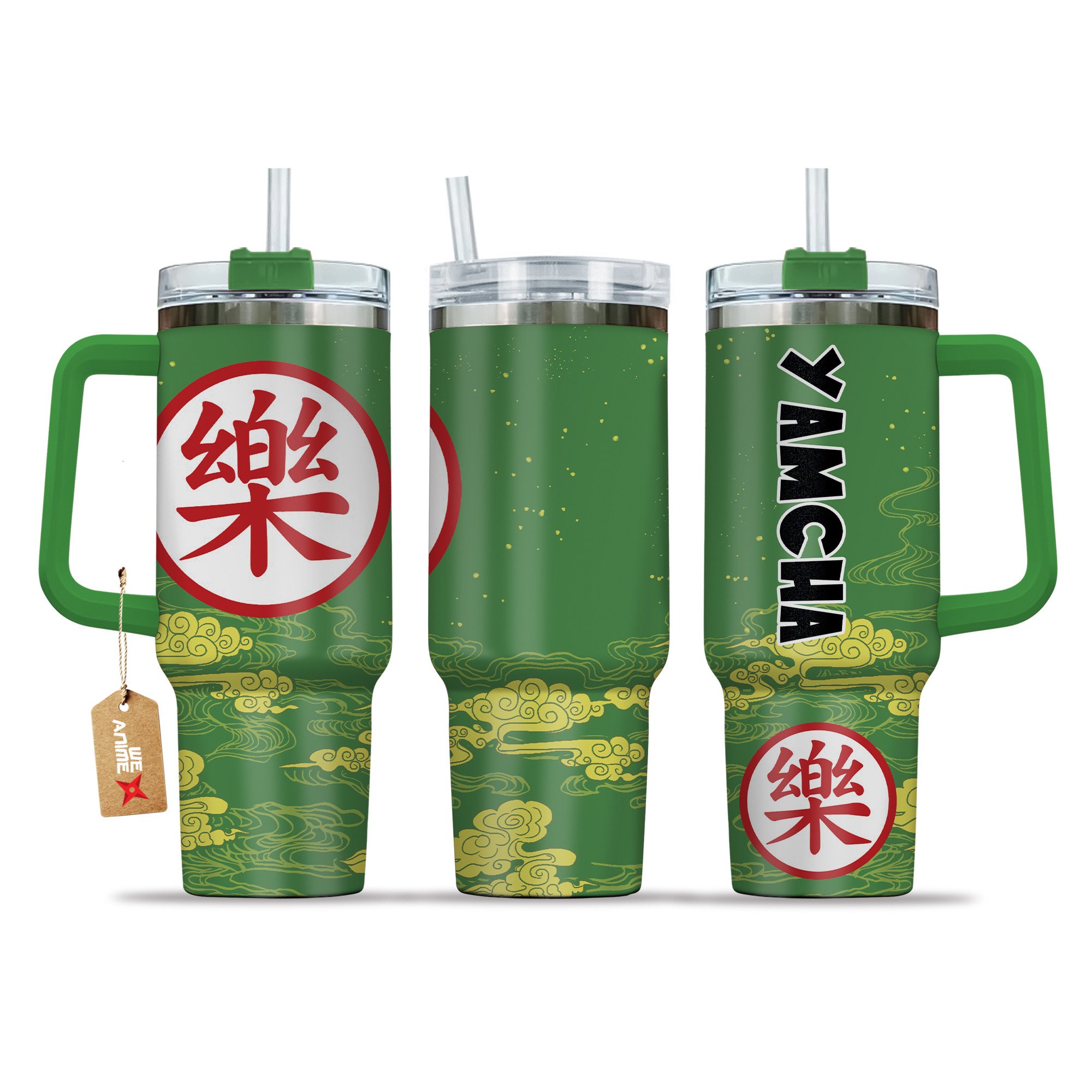 Yamcha Raku Symbol Dragon Ball Anime Custom Stanley Cup 40 oz 30 oz Tumbler With HandleTVC2301207