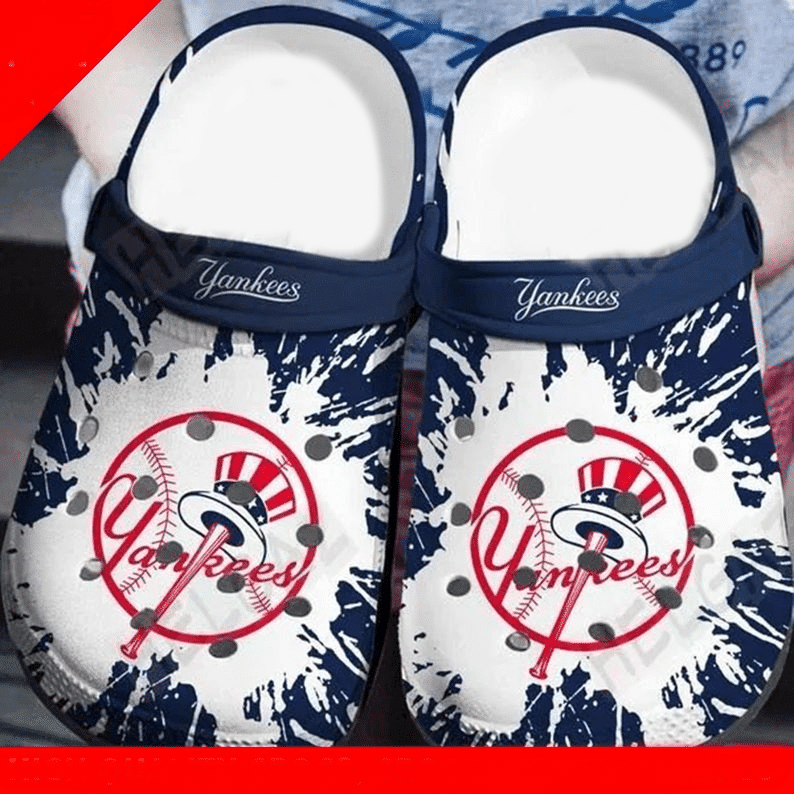 Yankees Gift For Fan Rubber Clog Shoescrocband Clogs Comfy F