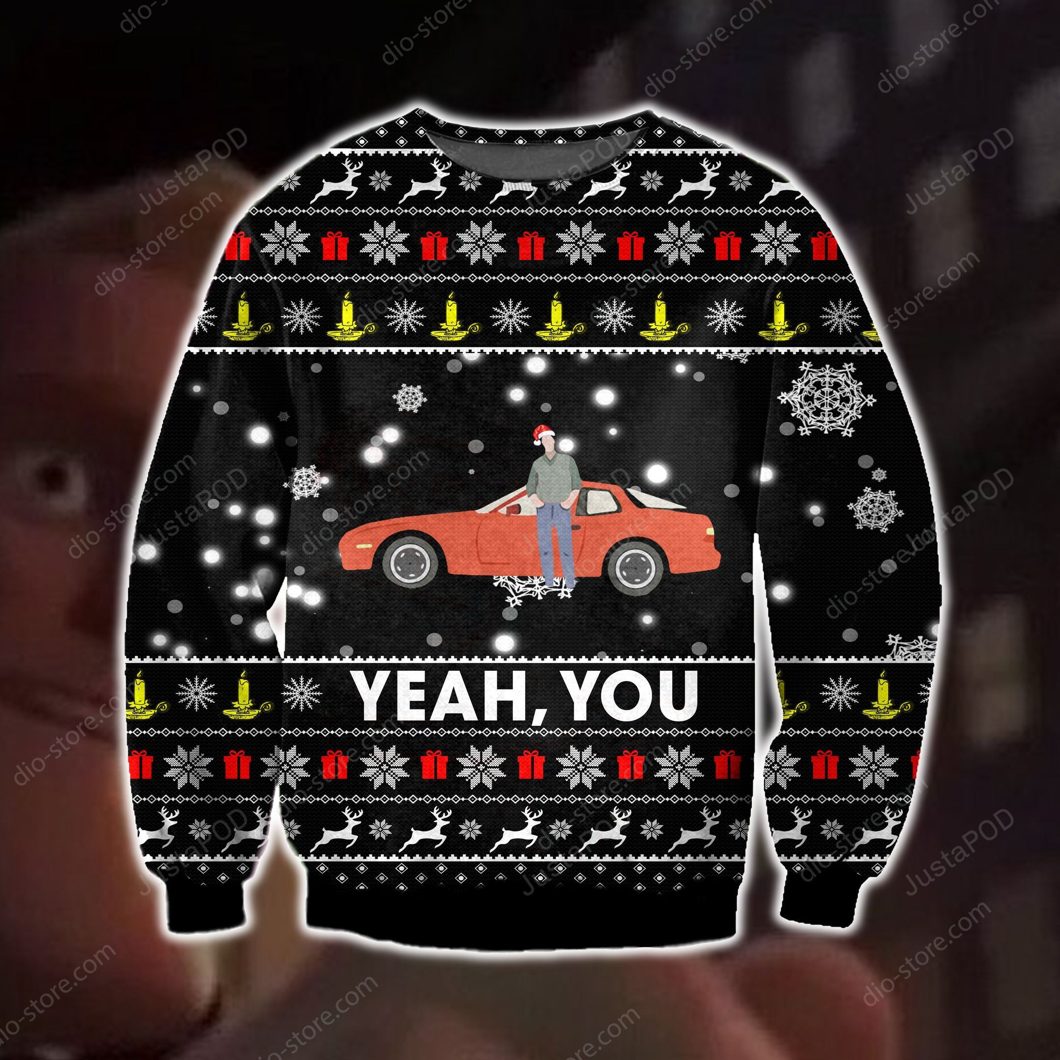 Yeah You Sixteen Candles Knitting Pattern For Unisex Ugly Christmas Sweater Adult 3D Funny Matching for family