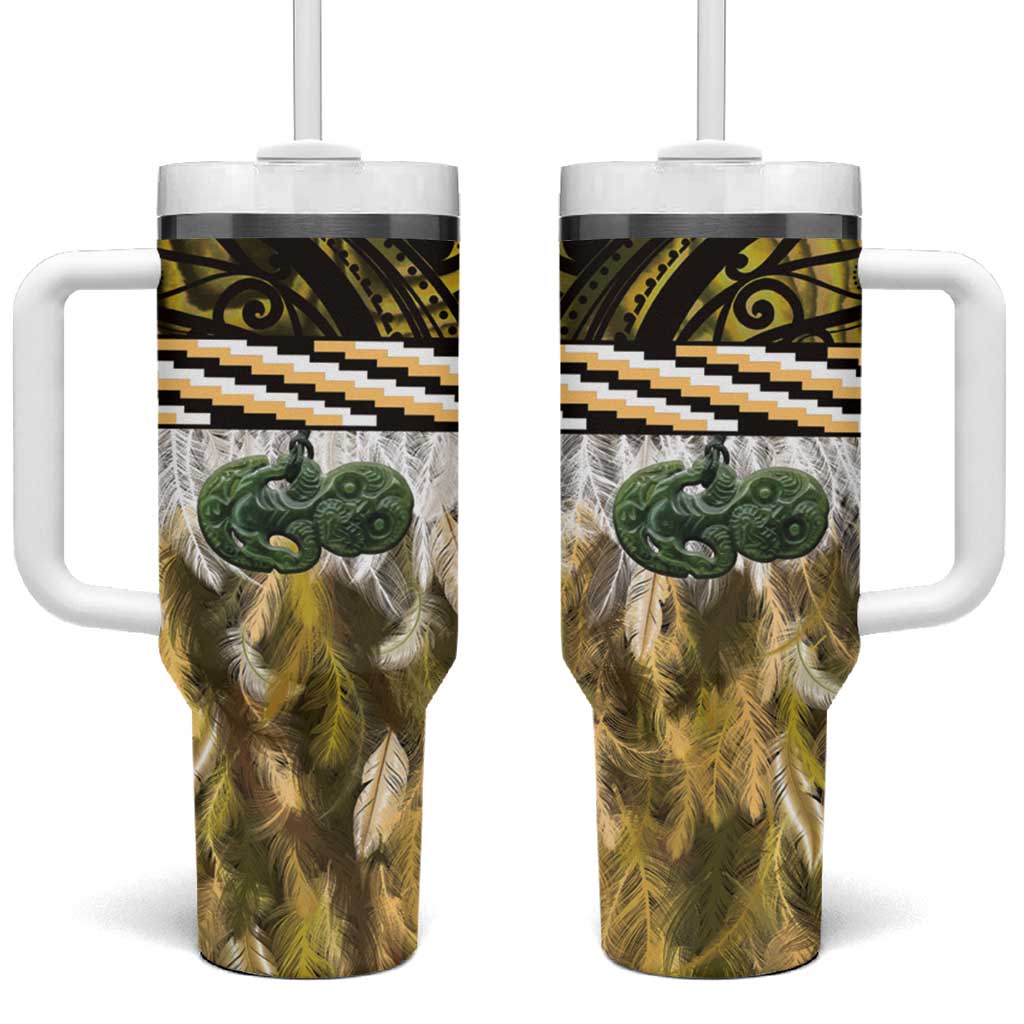 Yellow Traditional Cloak Aotearoa Custom Stanley Cup 40 oz 30 oz Tumbler With HandleTVC2301276