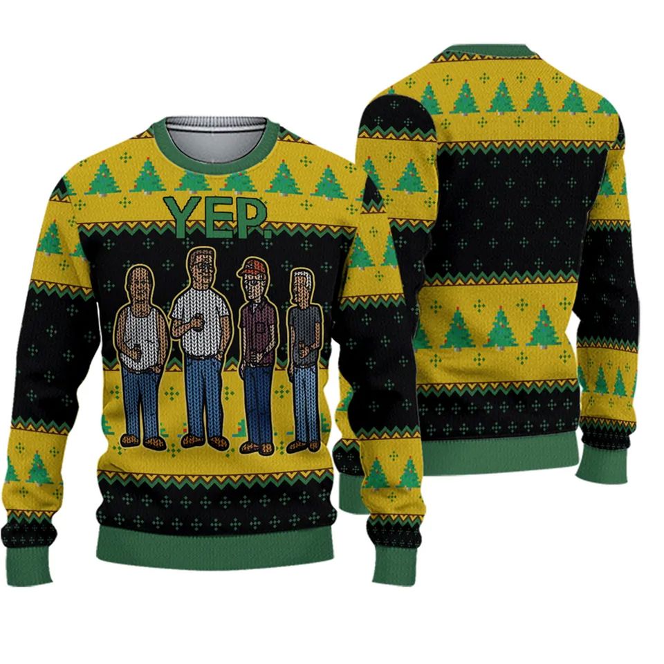 Yep King of the Hills Ugly Christmas Sweater