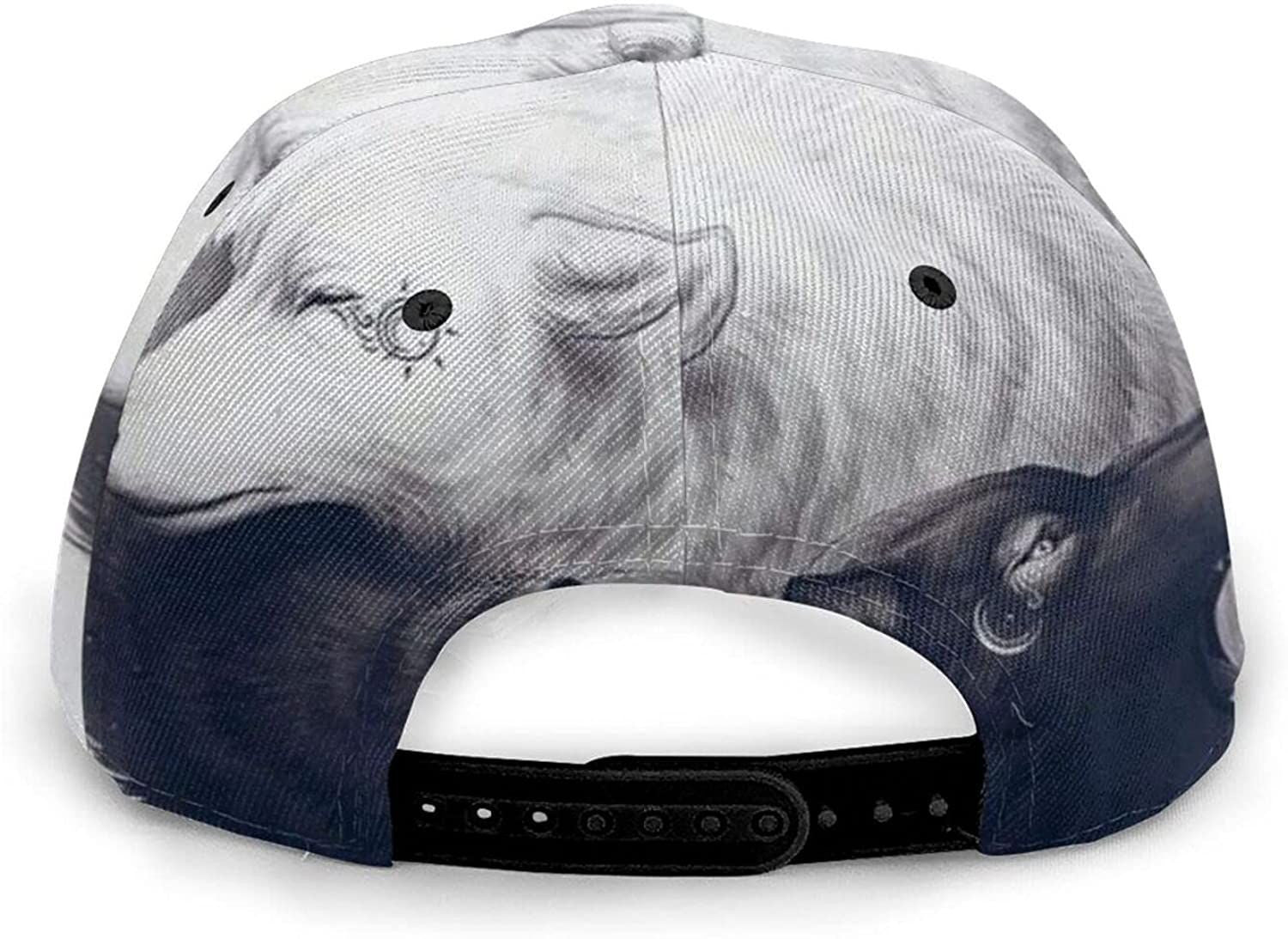 Yin Yang Wolf 3D Adjustable Twill Classic Cap Trucker Hats Custom Hats Gifts For Men & Women