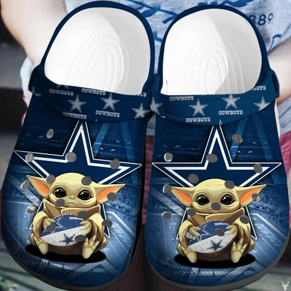 Yoda Dallas Cowboys NFL Sport Crocs Clog Shoes