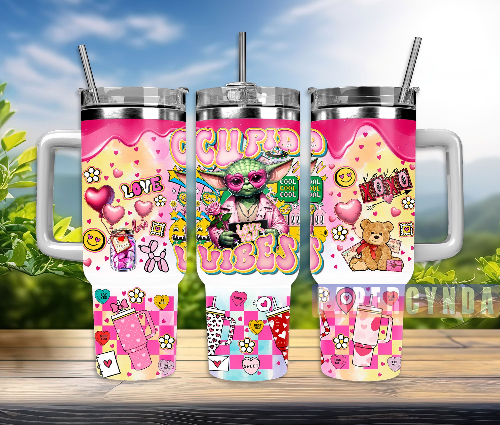 Yoda Star Wars Custom Stanley Cup 40 oz 30 oz Tumbler With HandleTVC2301835