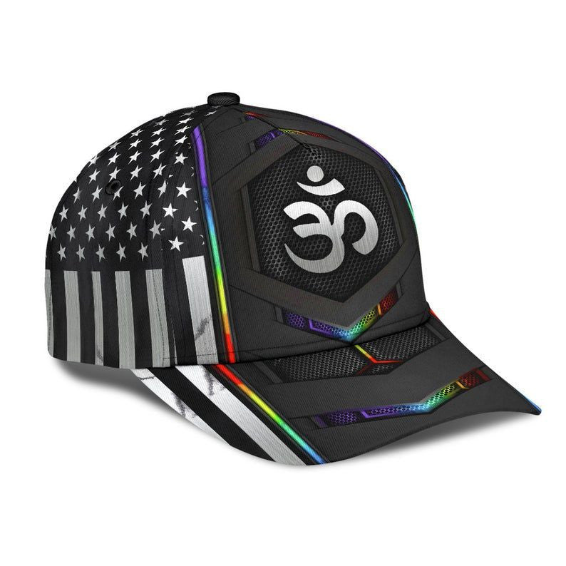 Yoga Flag Carbon Hat Classic Cap 3D Awareness Cap, Skull Cap, Human Cap, Trending Cap, American Cap Trucker Hats Custom Hats Gifts For Men & Women