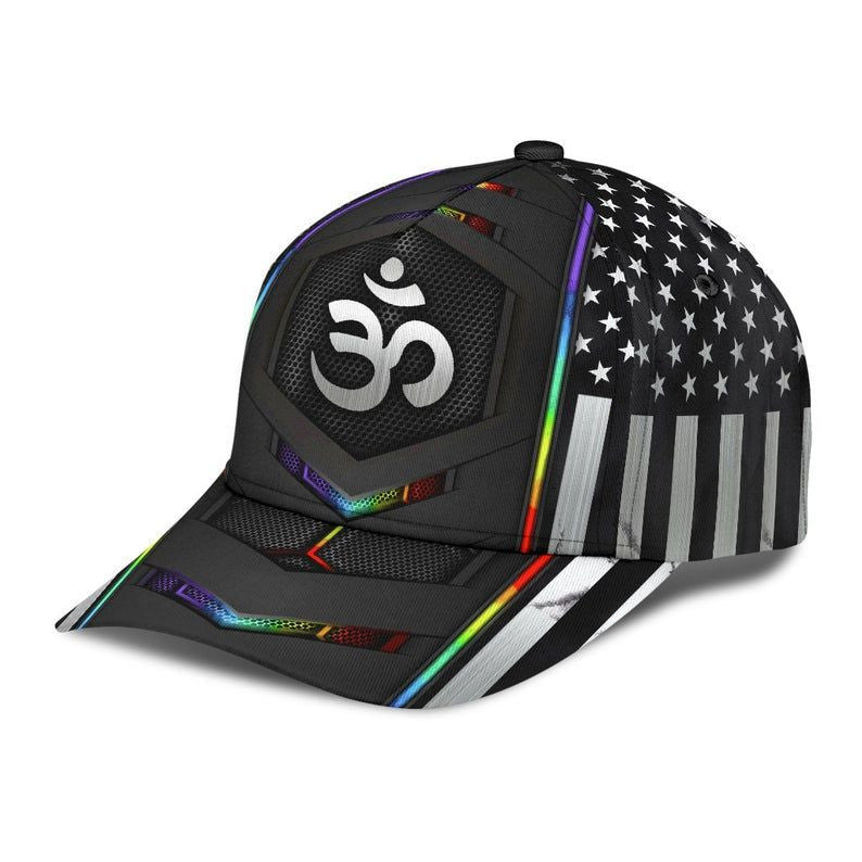 Yoga Flag Carbon Hat Classic Cap 3D Awareness Cap, Skull Cap, Human Cap, Trending Cap, American Cap Trucker Hats Custom Hats Gifts For Men & Women