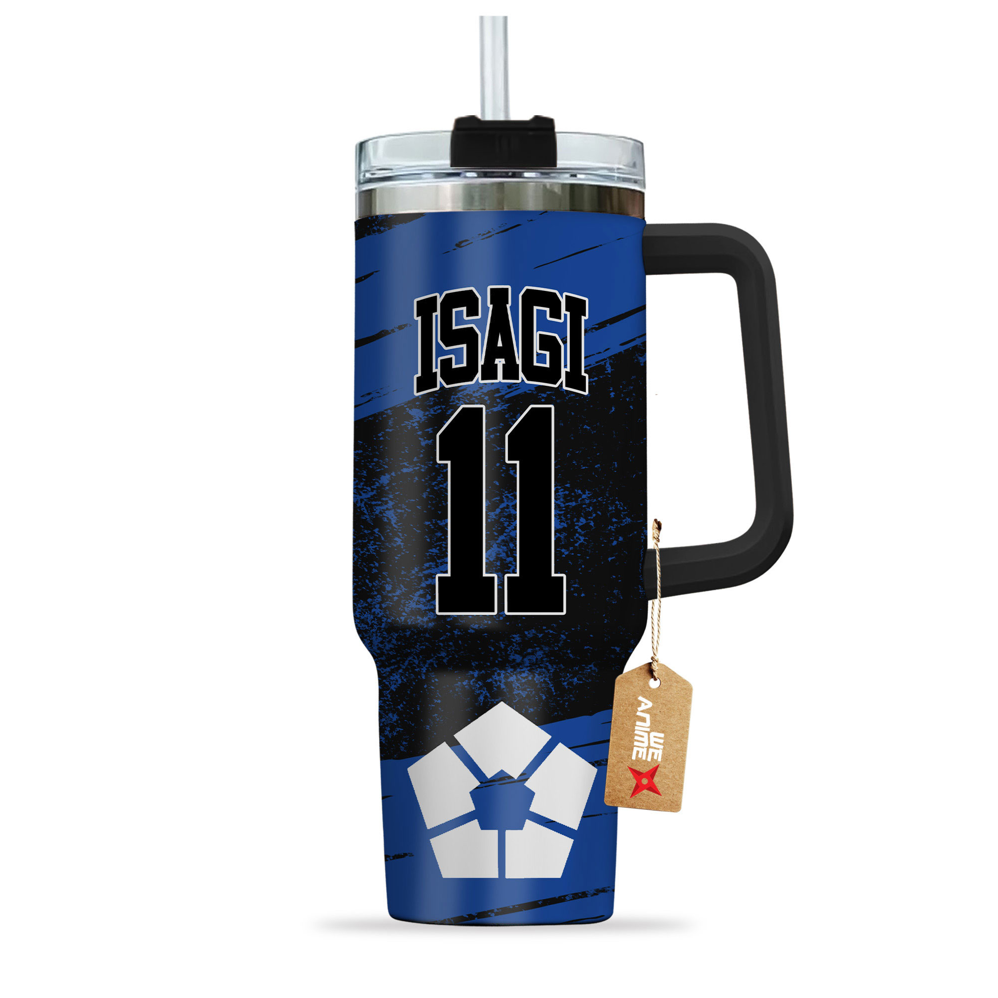 Yoichi Isagi 11 Blue Lock Anime Custom Stanley Cup 40 oz 30 oz Tumbler With HandleTVC2301150 - Image 3