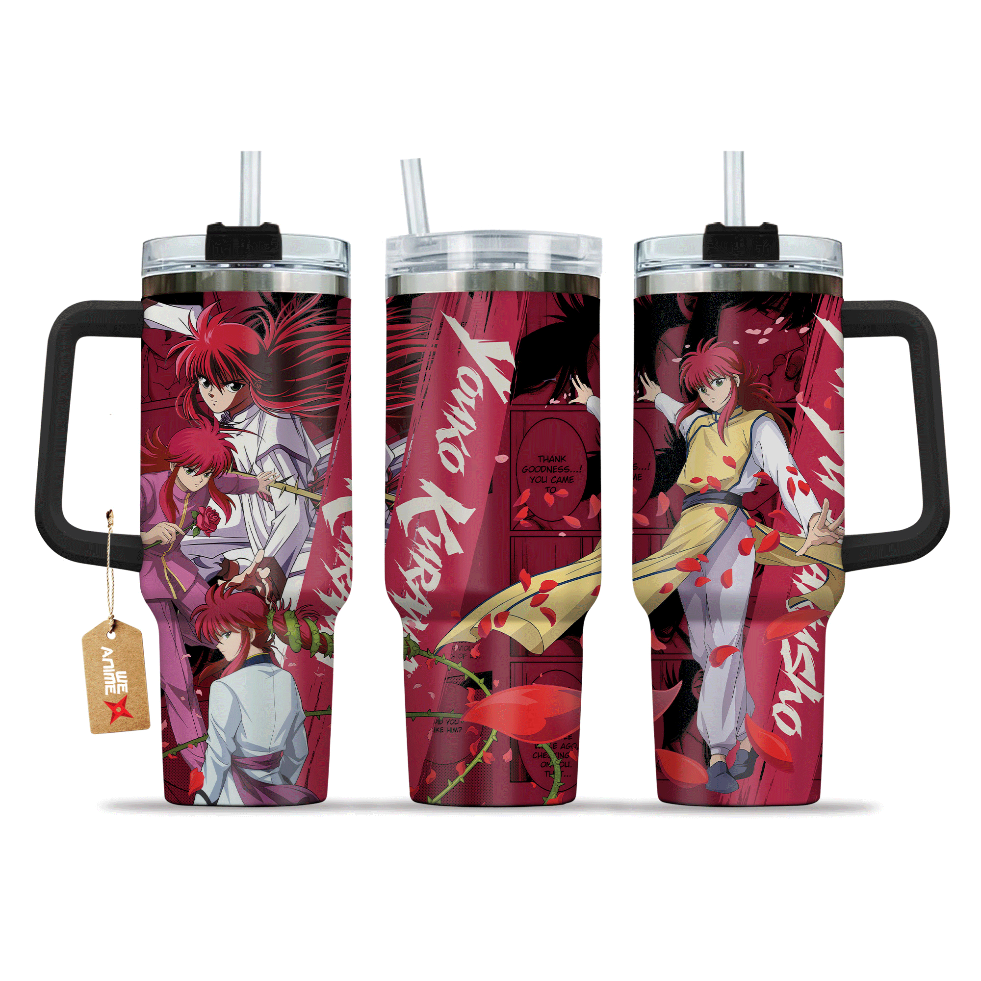 Yoko Kurama Yu Yu Hakusho Anime Custom Stanley Cup 40 oz 30 oz Tumbler With HandleTVC2301215