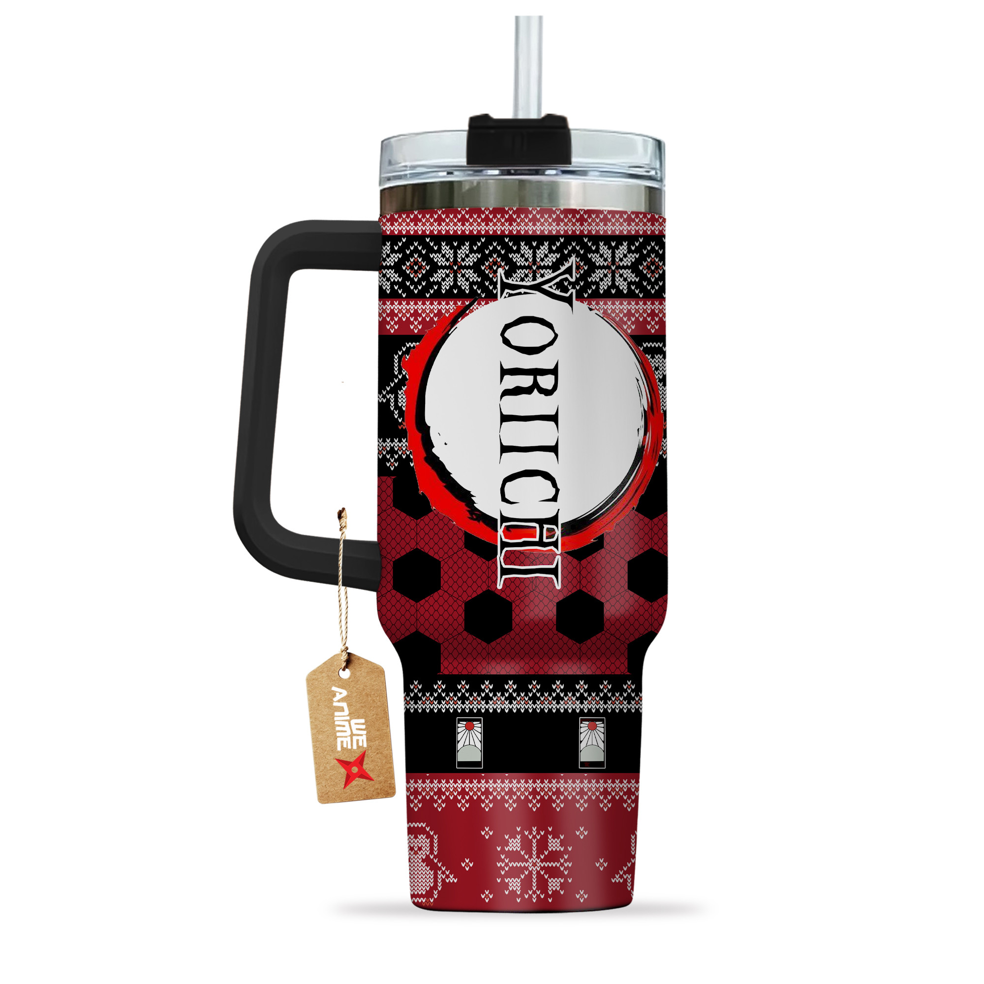 Yoriichi Demon Slayer Anime Custom Stanley Cup 40 oz 30 oz Tumbler With HandleTVC2301160 - Image 3