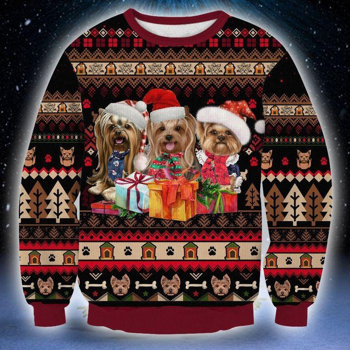 Yorkshire Ugly Christmas Sweater Adult 3D Funny Matching for family