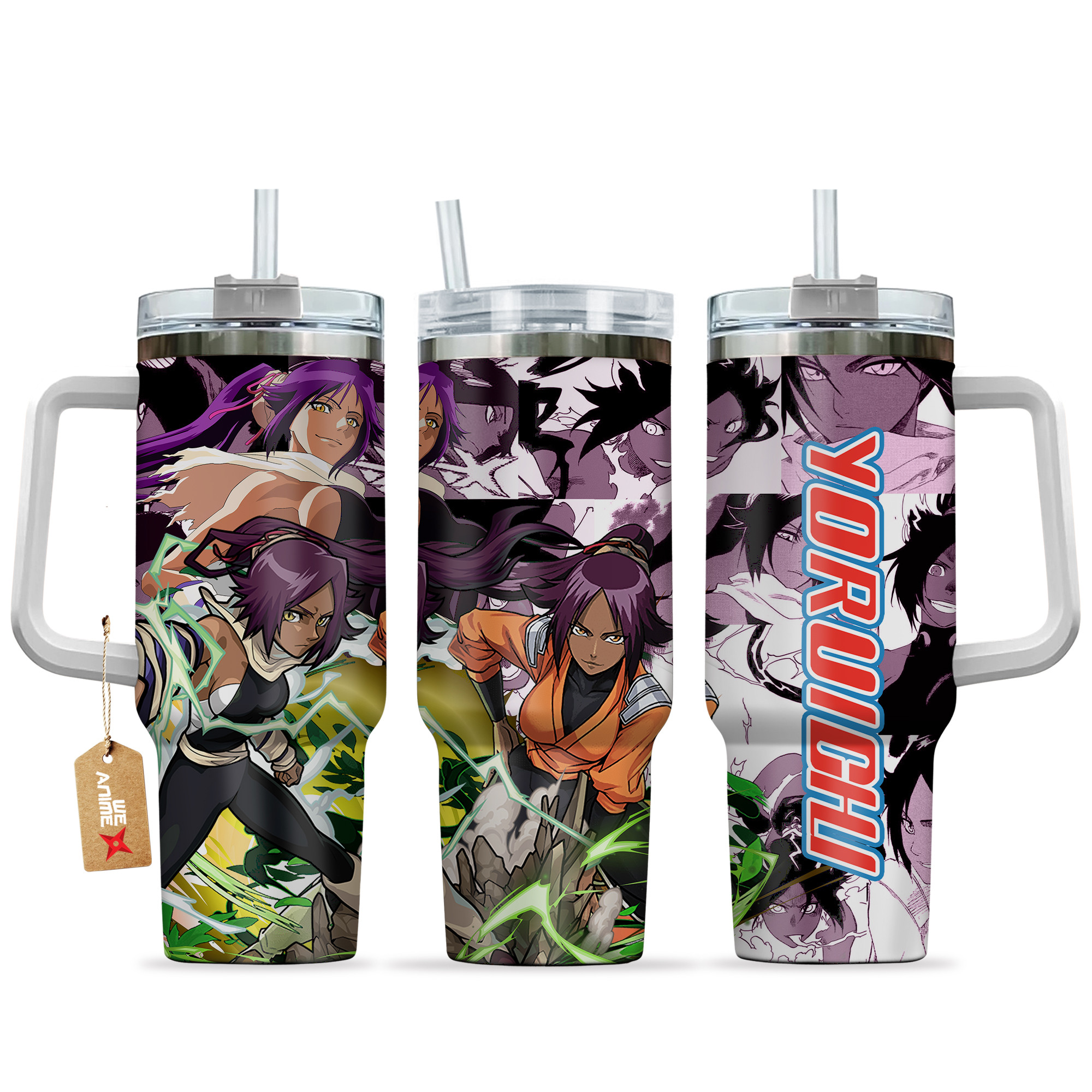 Yoruichi Shihouin Bleach Anime Custom Stanley Cup 40 oz 30 oz Tumbler With HandleTVC2301152