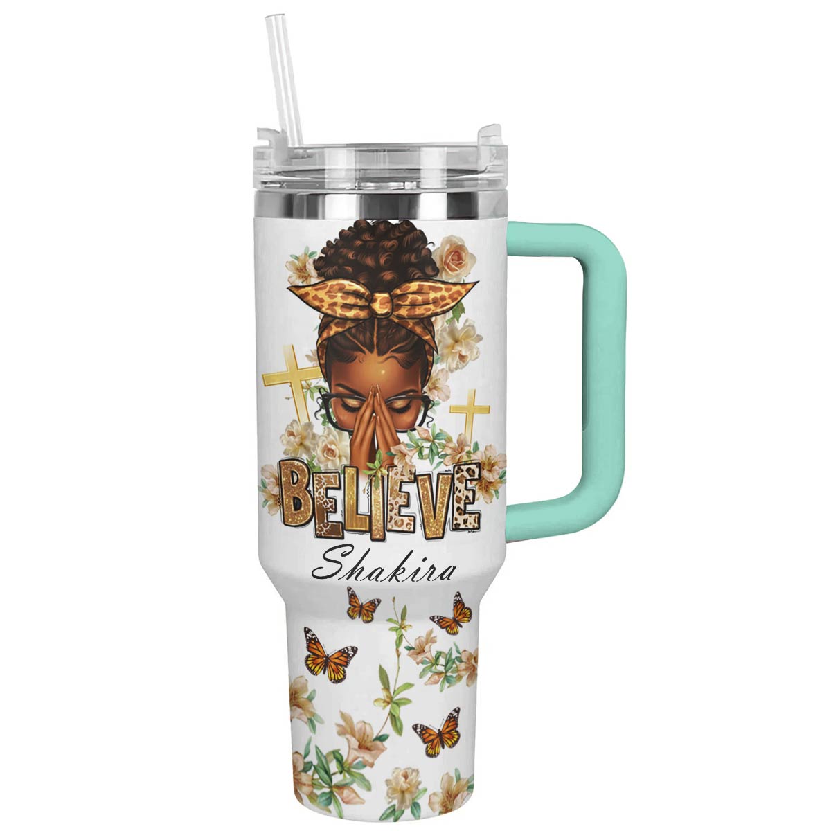 You Are My Sunshine Black Woman Custom Stanley Cup 40 oz 30 oz Tumbler With HandleTVC2301789