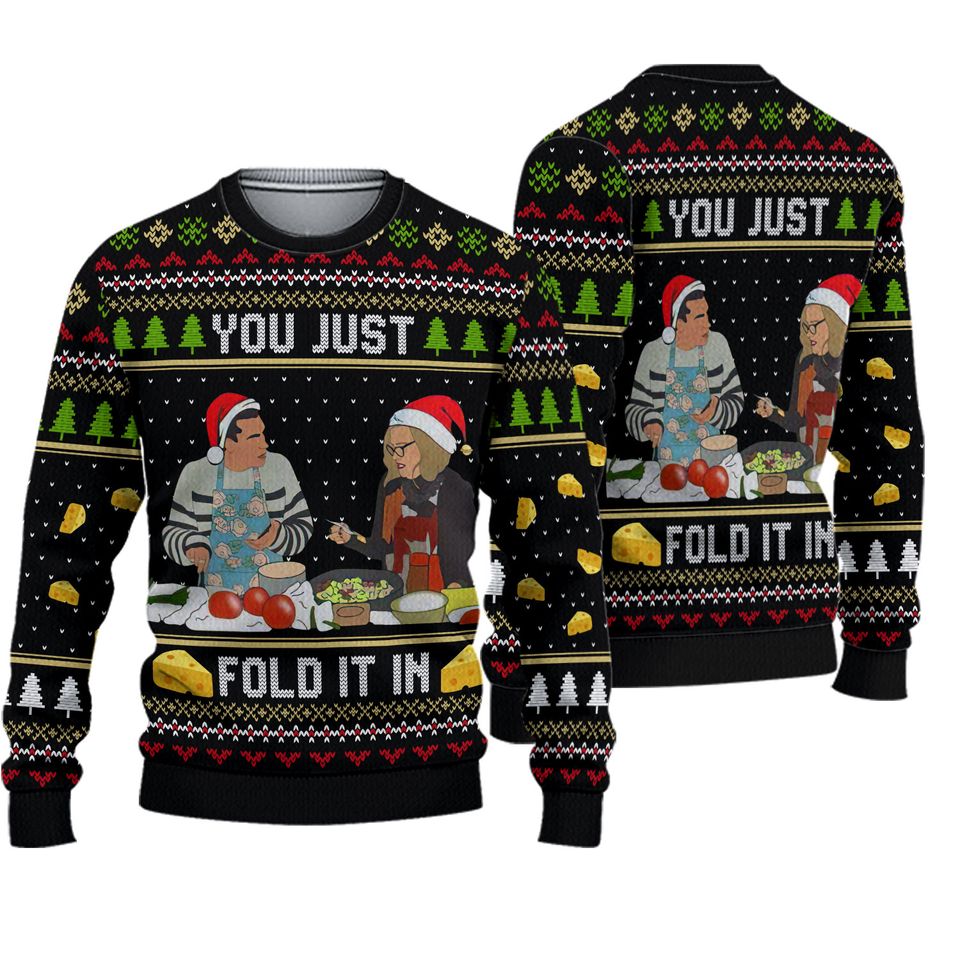 You Just Fold It in Christmas Ugly Sweater