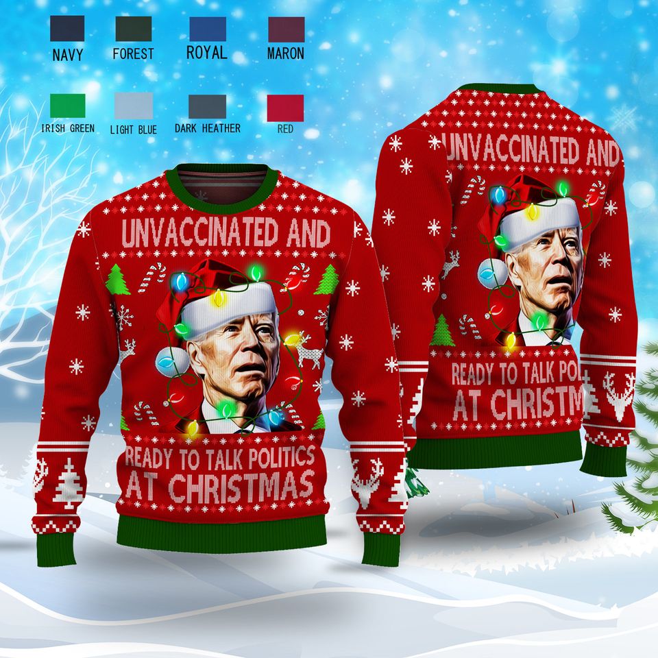 You Know The Thing Ugly Sweater Christmas, Funny Joe Biden Ugly Christmas Sweater - Image 2