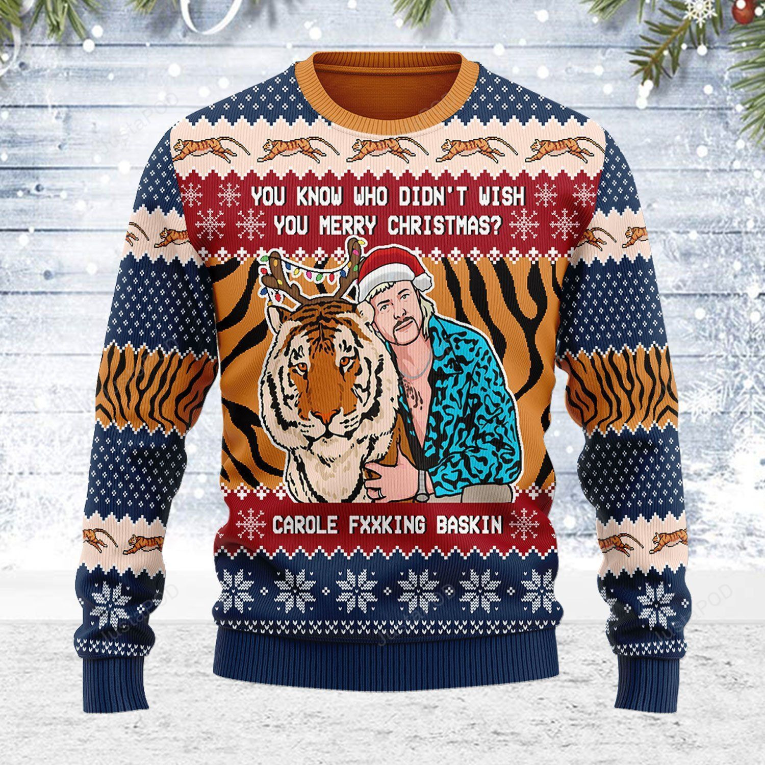You Know Who Didn'T Wish You Merry Christmas Ugly Christmas Sweater Adult 3D Funny Matching for family