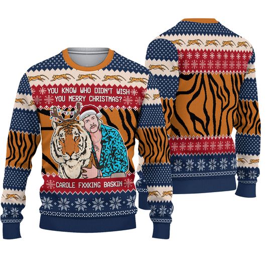 You Know Who Didn't Wish You Ugly Christmas Knitted Sweater - Image 2
