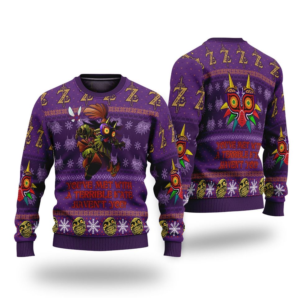You Met With a Terrible Fate The Legend of Zelda Ugly Sweater