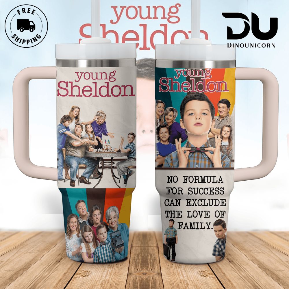Young Sheldon TV Series Custom Stanley Cup 40 oz 30 oz Tumbler With HandleTVC2301710