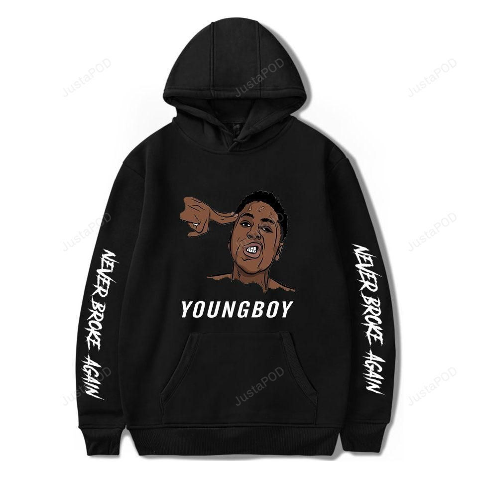 YoungBoy Printed 3D All Over Print Hoodie, Zip Hoodie