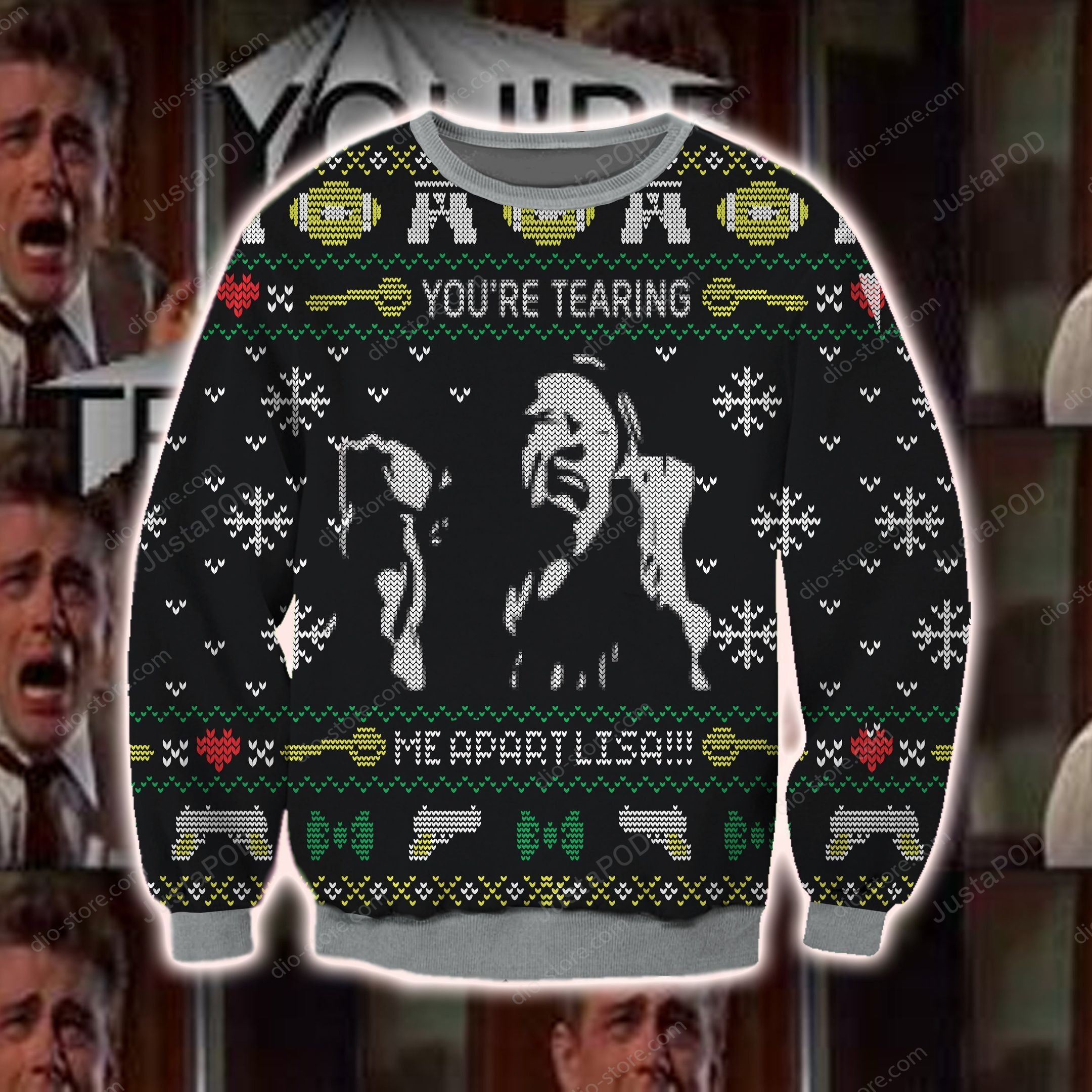 You'Re Tearing Me Apart Lisa Knitting Pattern For Unisex Ugly Christmas Sweater Adult 3D Funny Matching for family