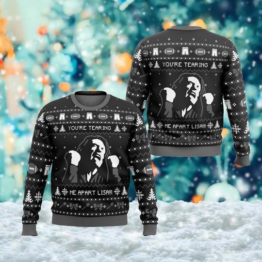 Youre Tearing Me Apart Ugly Christmas Sweater, Character Movie Xmas 3D Sweater - Image 2