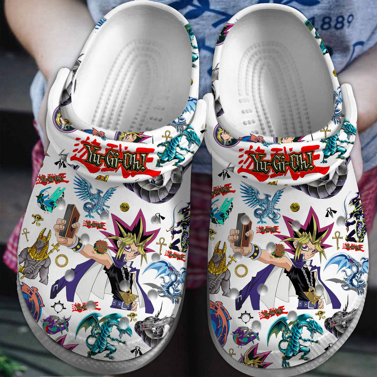 Yu Gi Oh Game Anime Crocs Crocband Clogs Shoes Comfortable For Men Women and Kids