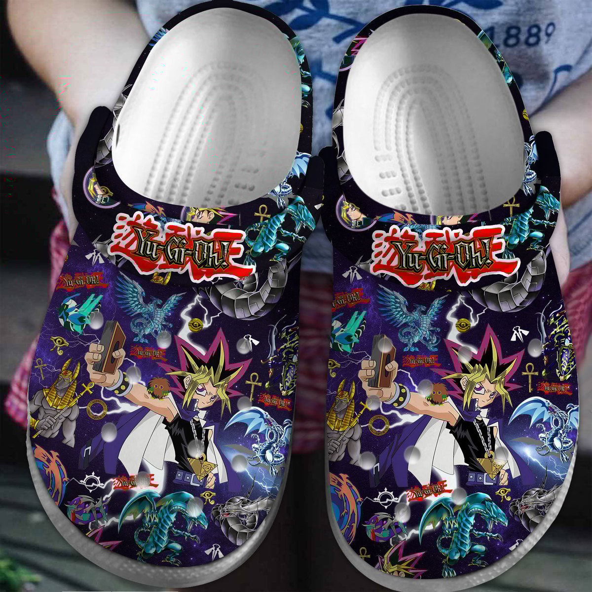 Yu Gi Oh Game Anime Crocs Crocband Clogs Shoes Comfortable For Men Women and Kids