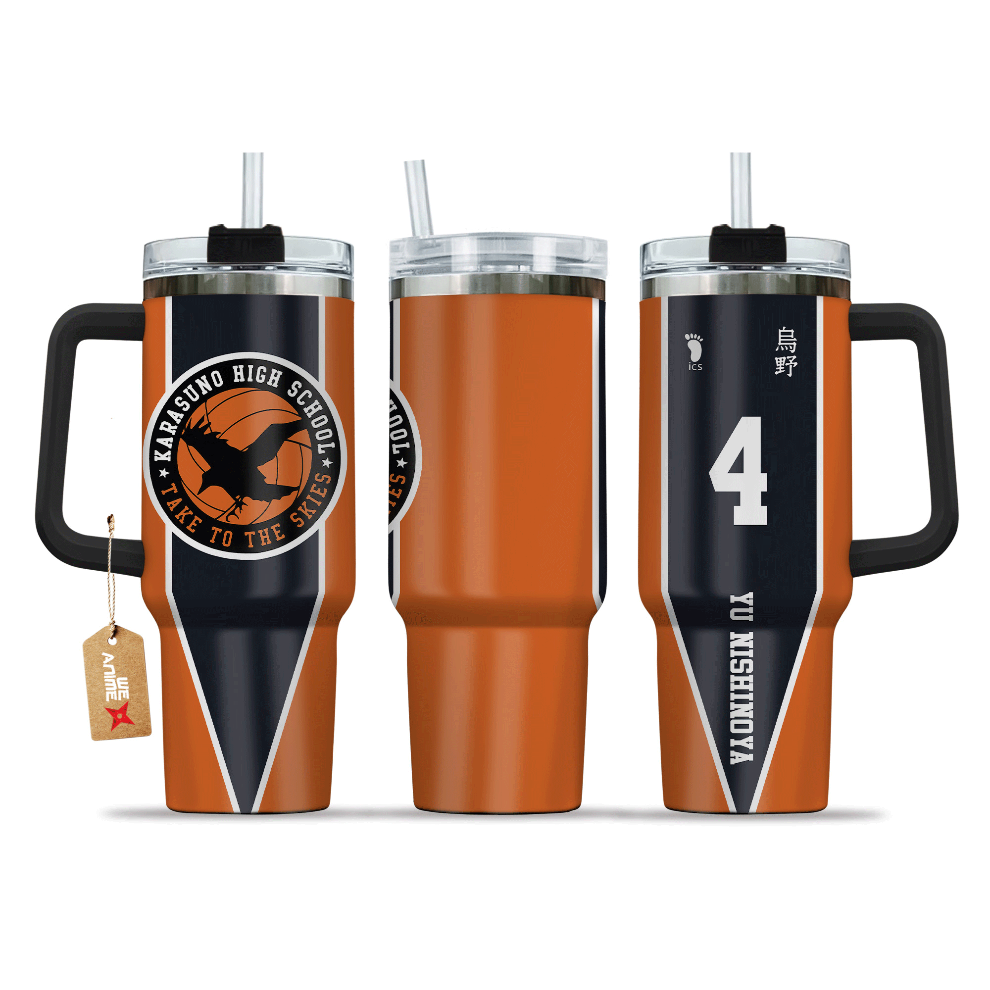 Yu Nishinoya Haikyuu Anime Custom Stanley Cup 40 oz 30 oz Tumbler With HandleTVC2301211