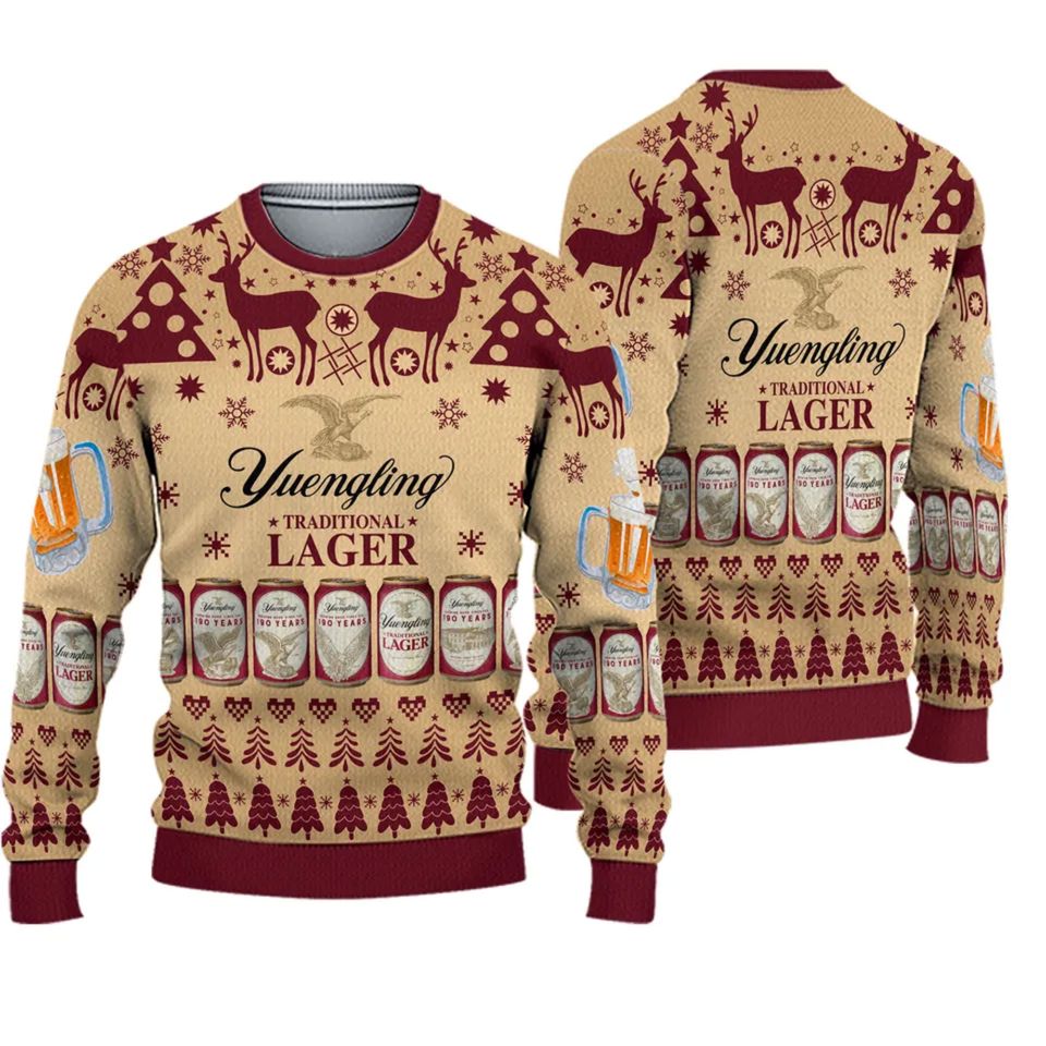 Yuengling Beer Ugly Christmas Sweater