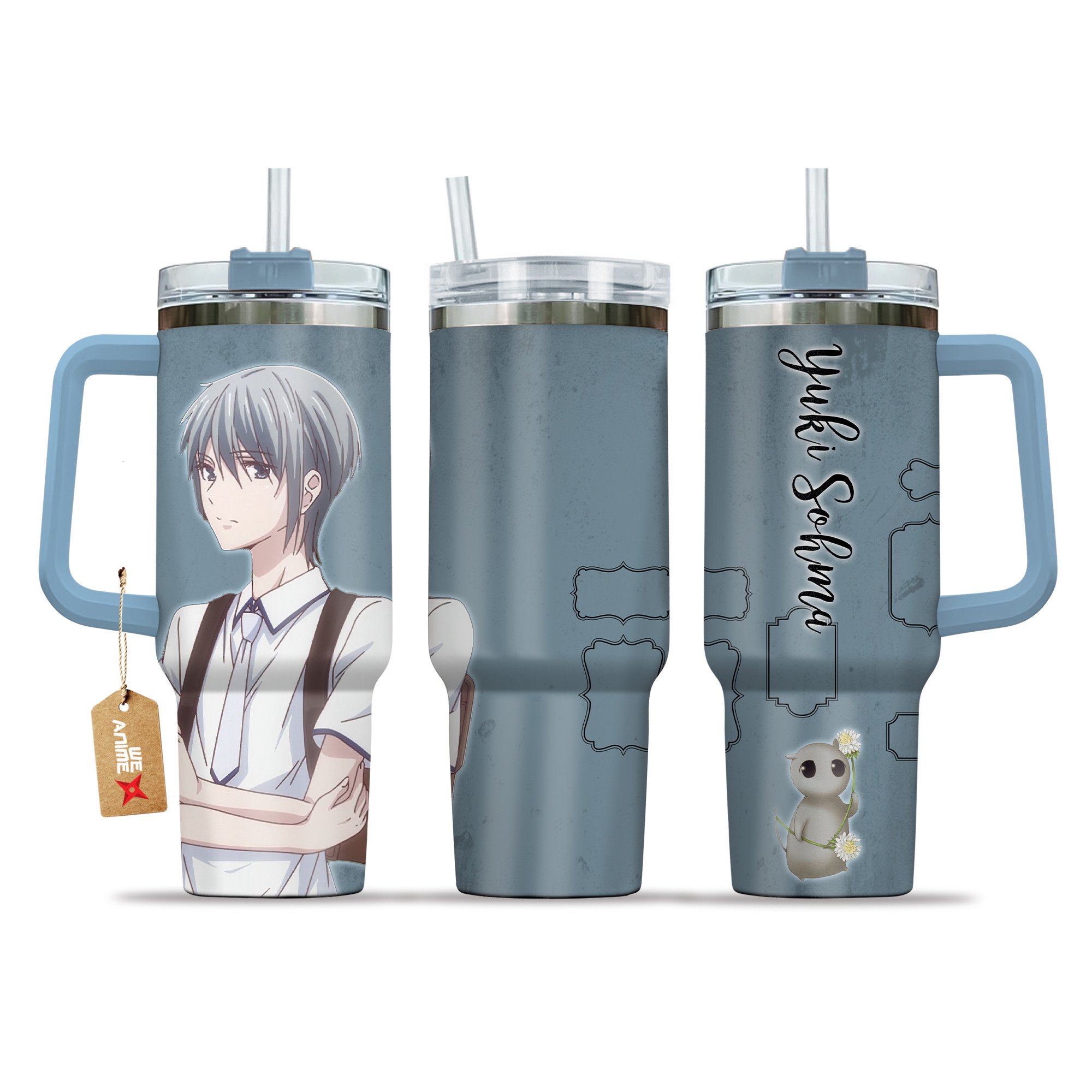 Yuki Sohma Fruits BasketÂ Anime Custom Stanley Cup 40 oz 30 oz Tumbler With HandleTVC2301211
