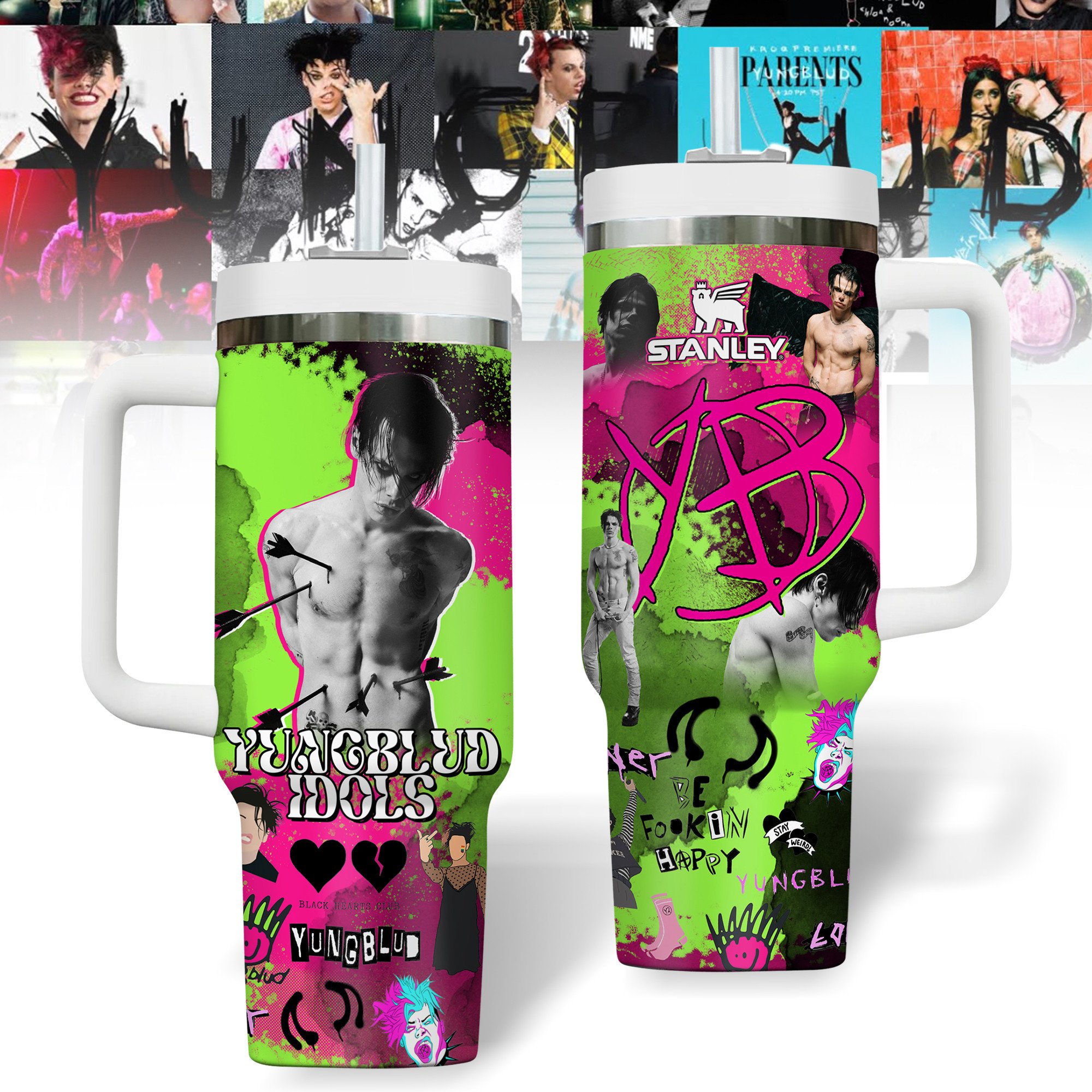 Yungblud Music Custom Stanley Cup 40 oz 30 oz Tumbler With HandleTVC2301182