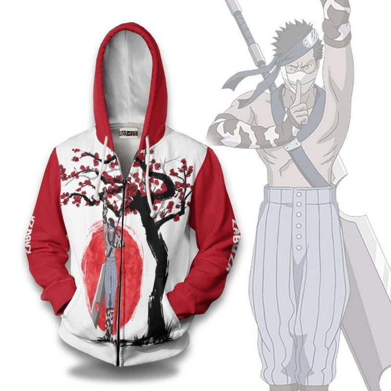Zabuza 3D All Over Print Hoodie, Zip Hoodie