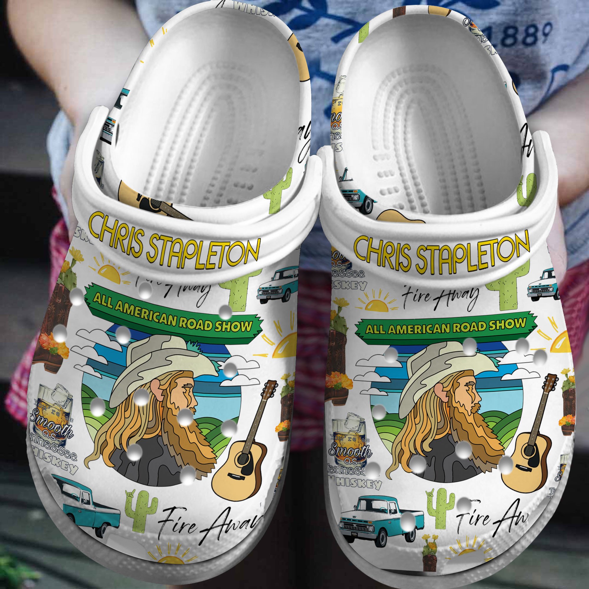 Zac Brown Band Music Crocs Crocband Clogs Shoes Comfortable For Men Women and Kids