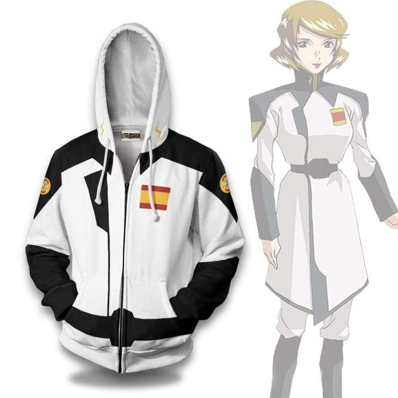 ZAnimeT White 3D All Over Print Hoodie, Zip Hoodie