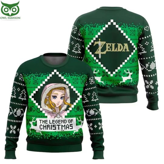 Zelda Breath Of The Wild Christmas Sweater - Image 2