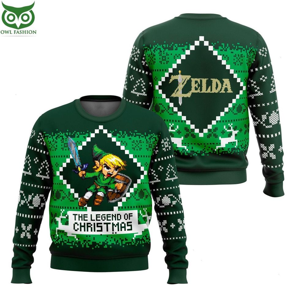Zelda Breath Of The Wild Ugly Christmas Sweater