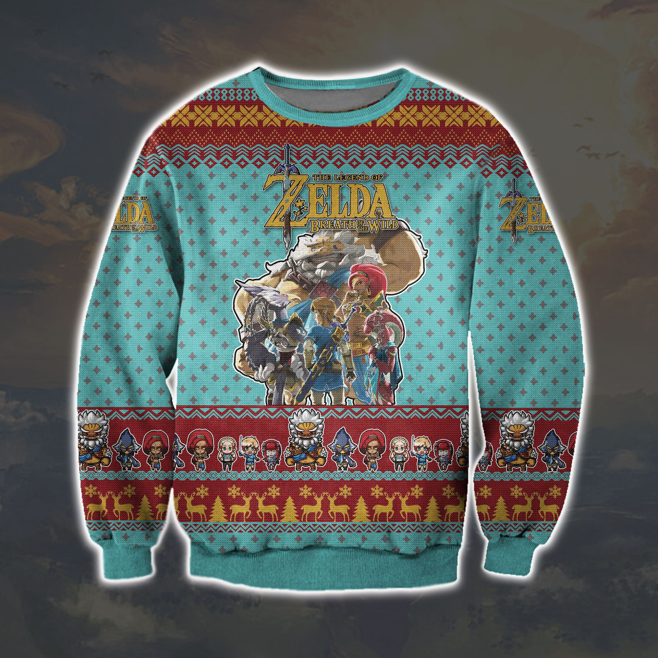 Zelda Champions Ugly Christmas Sweater Adult 3D Funny Matching for family