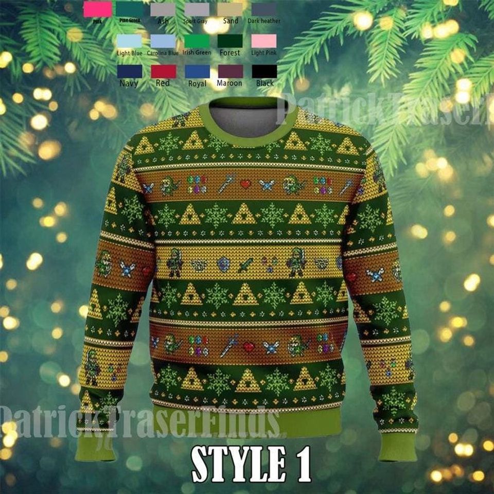 Zelda Christmas Ugly Christmas Sweater